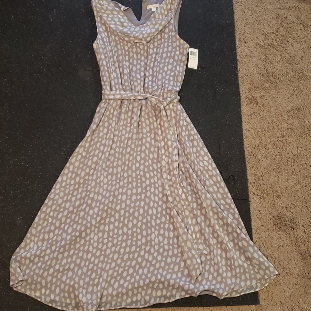 NWT Flowy and Comfy Drape Neck Dress